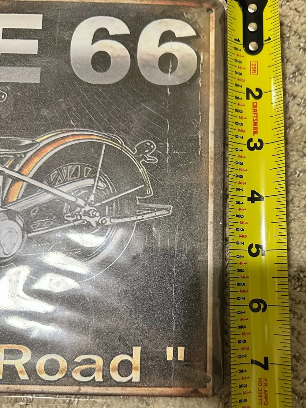 Route 66 Metal Tin Sign
